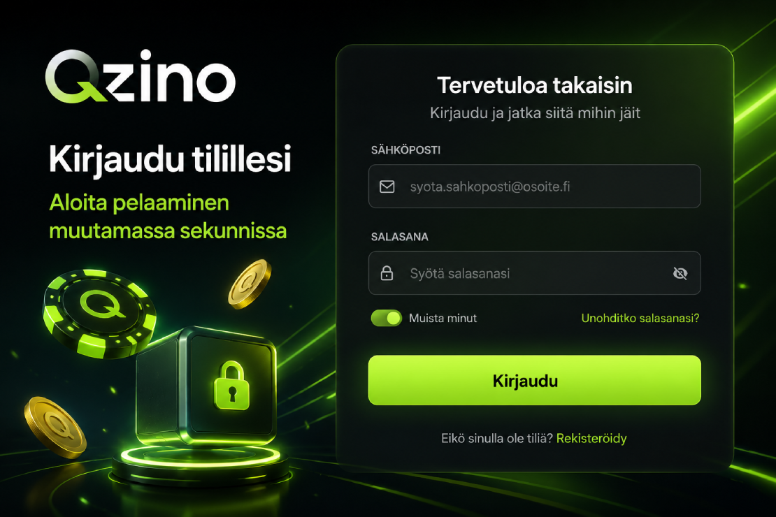 Qzino login